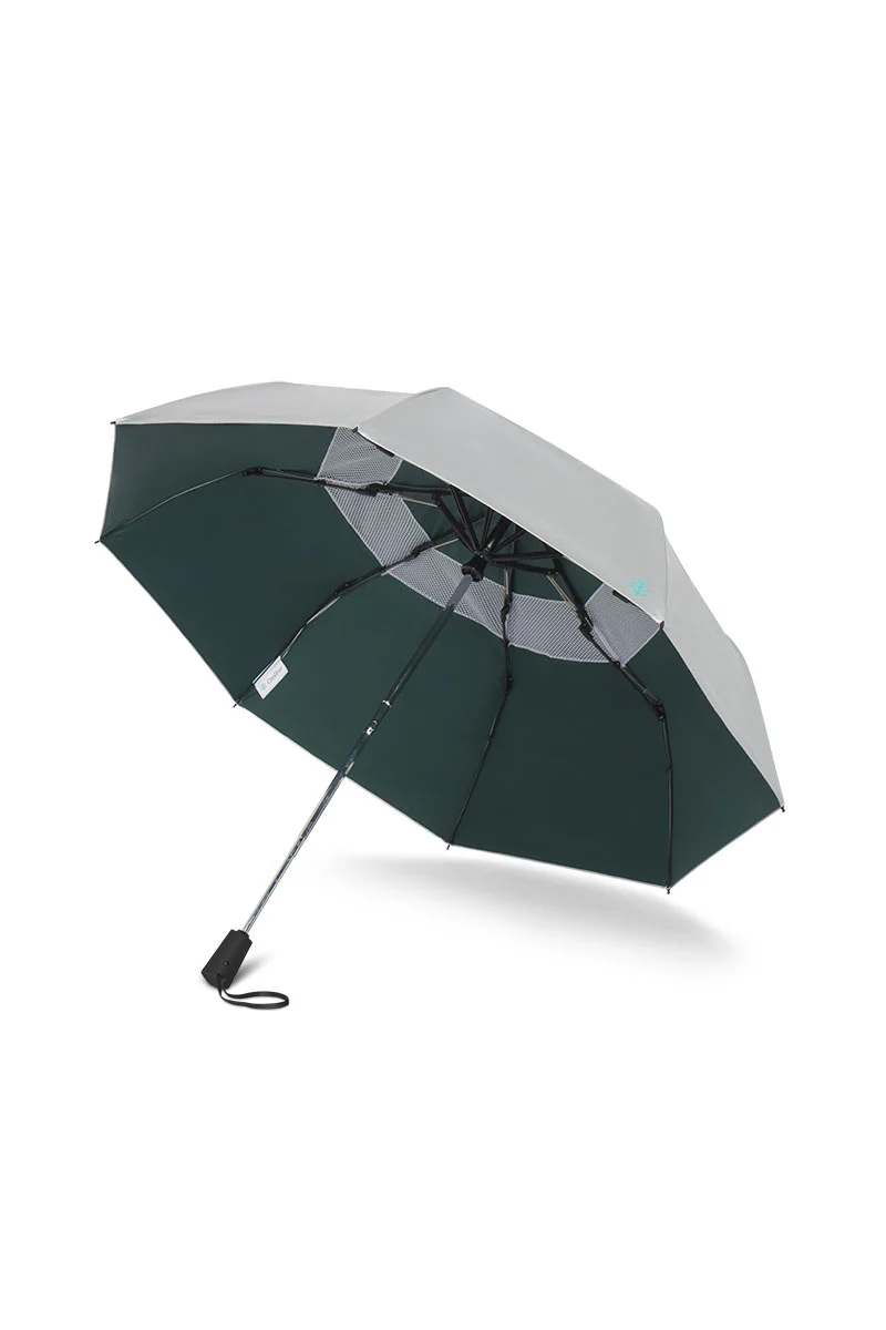 42 Inch Sodalis Travel Umbrella | Silver - Image 2
