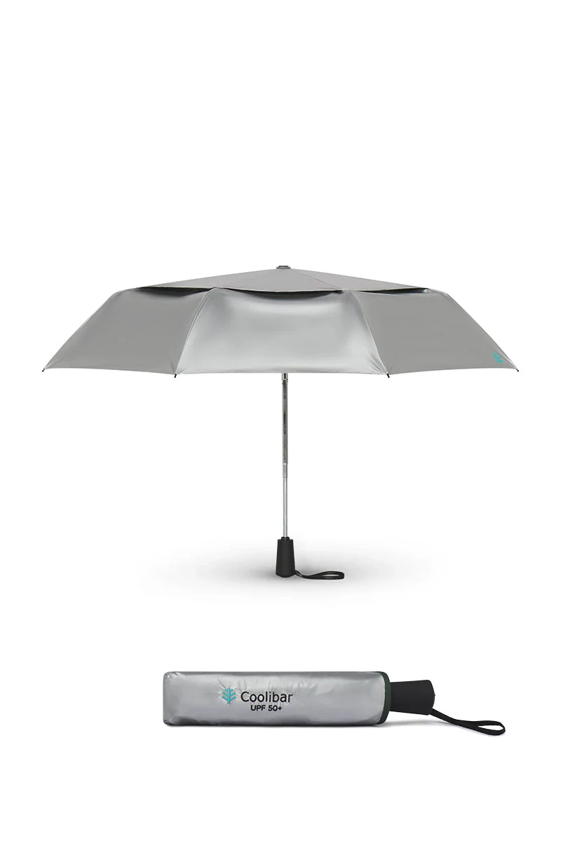 42 Inch Sodalis Travel Umbrella | Silver - Image 3