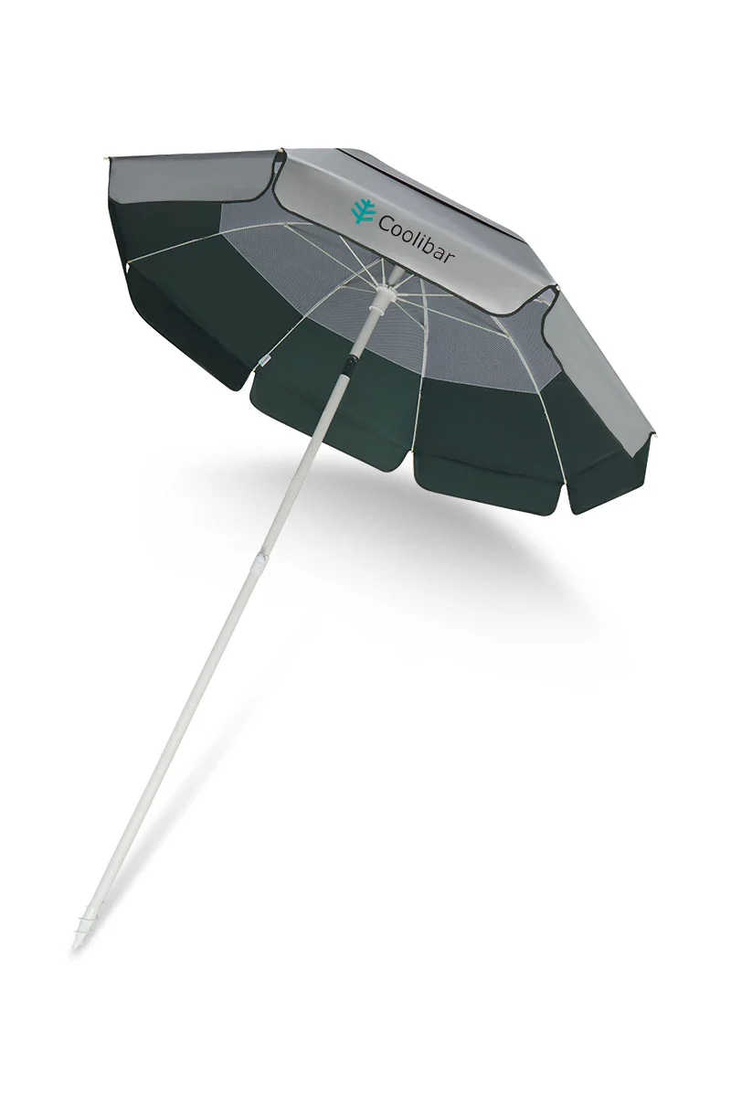 6 Foot Intego Beach Umbrella | Silver - Image 2