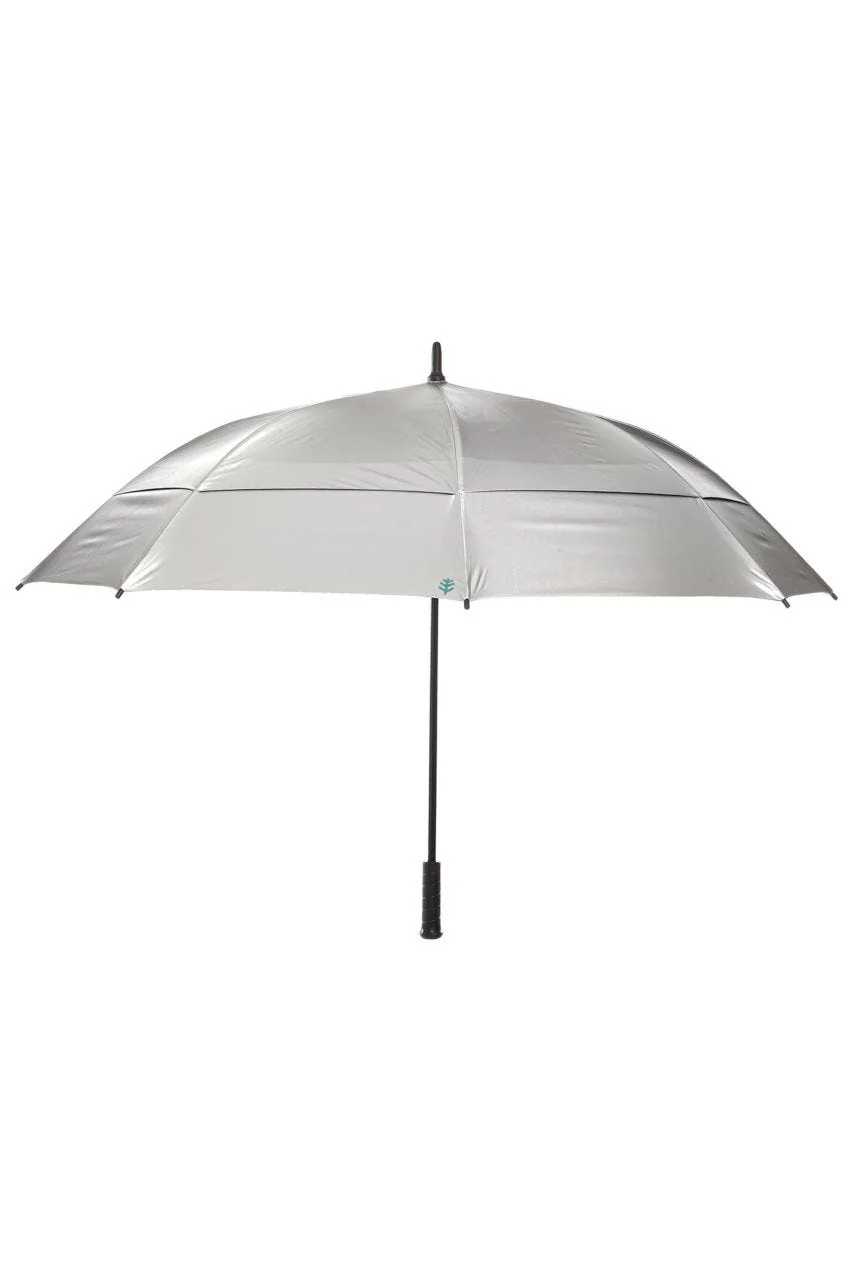 62 Inch Tournament Golf Umbrella | Silver - Image 2