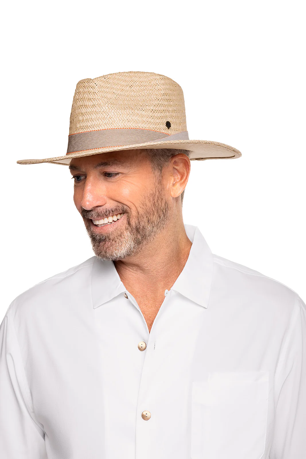 Abaco Palm Straw Pinch Front Fedora | Natural - Image 3