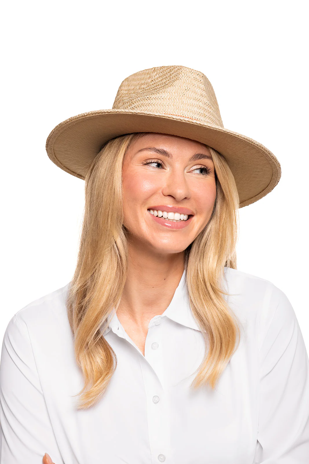 Abaco Palm Straw Pinch Front Fedora | Natural - Image 4