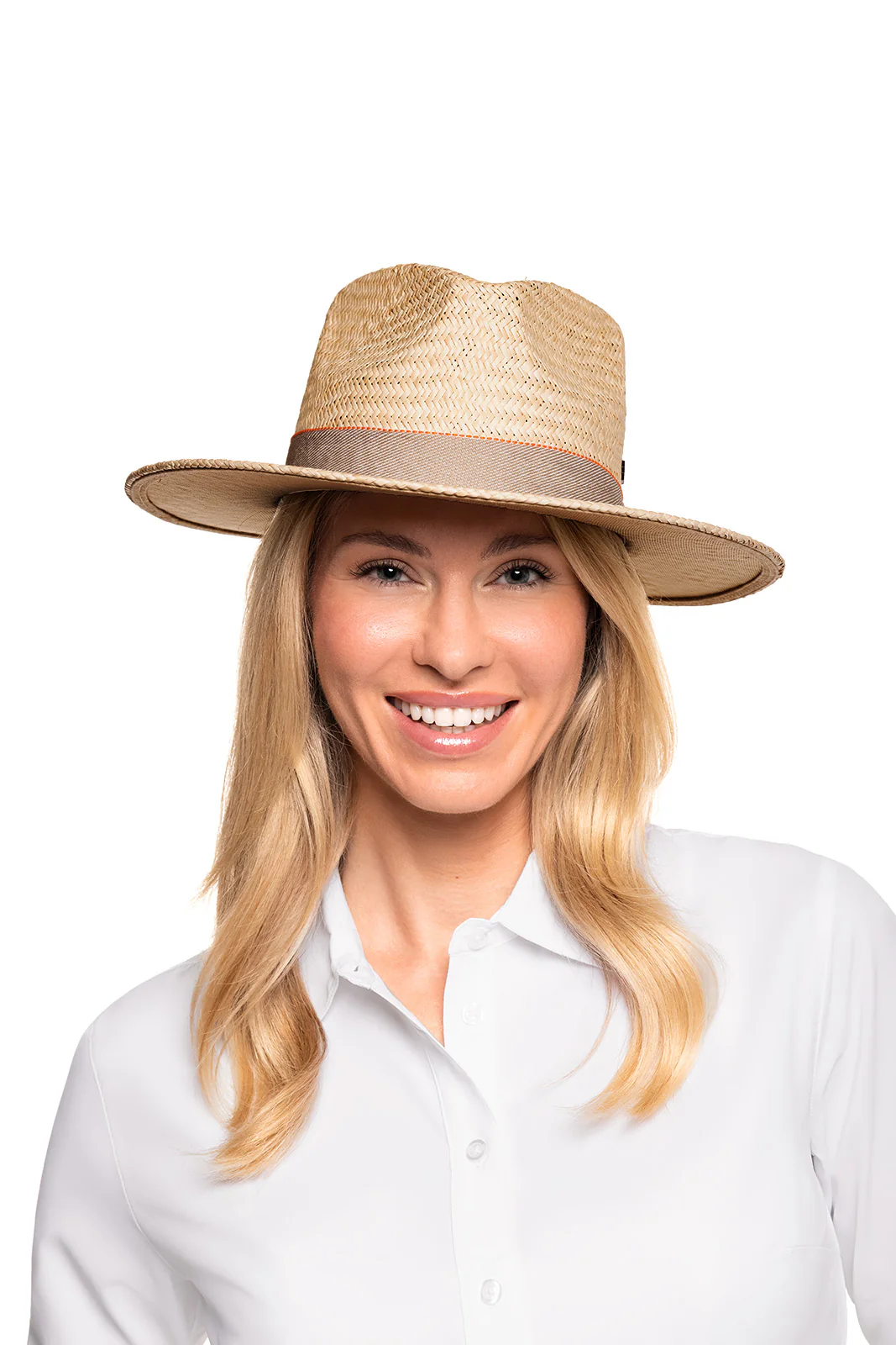 Abaco Palm Straw Pinch Front Fedora | Natural - Image 6