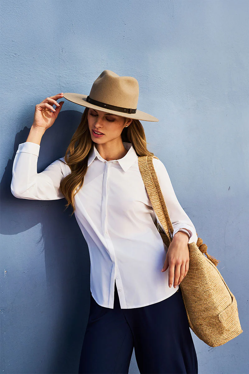 Fort Worth American Made Western Sun Hat | Hazelnut - Image 2