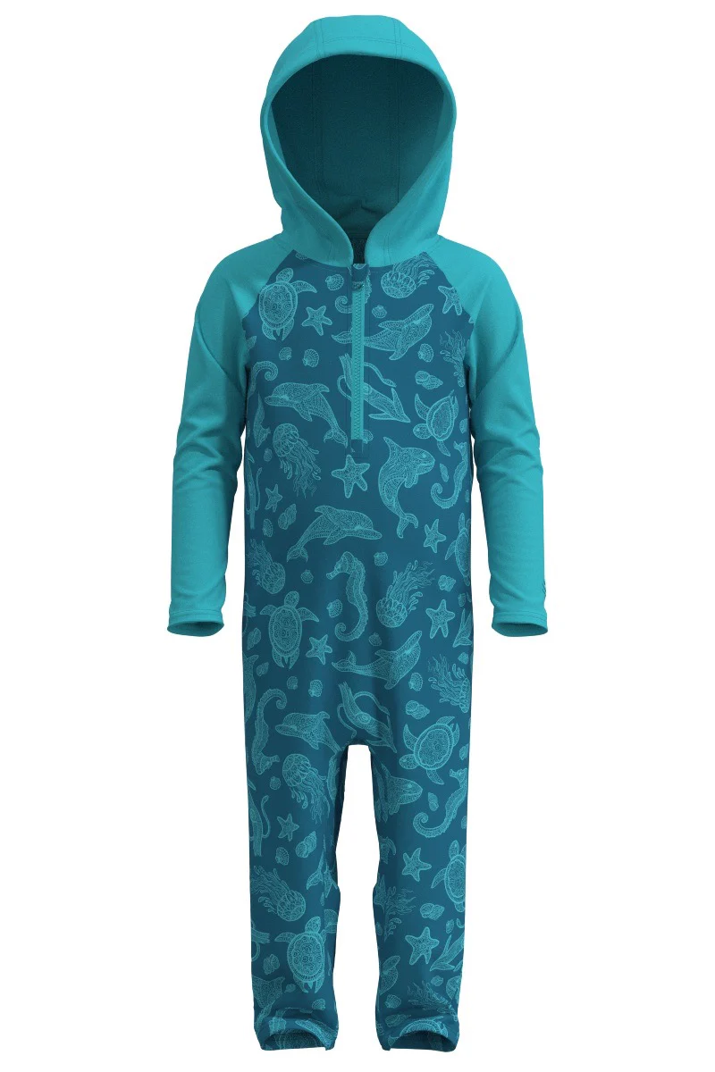 Baby Finn Hooded One-Piece Swimsuit | Regular Parent - Image 3