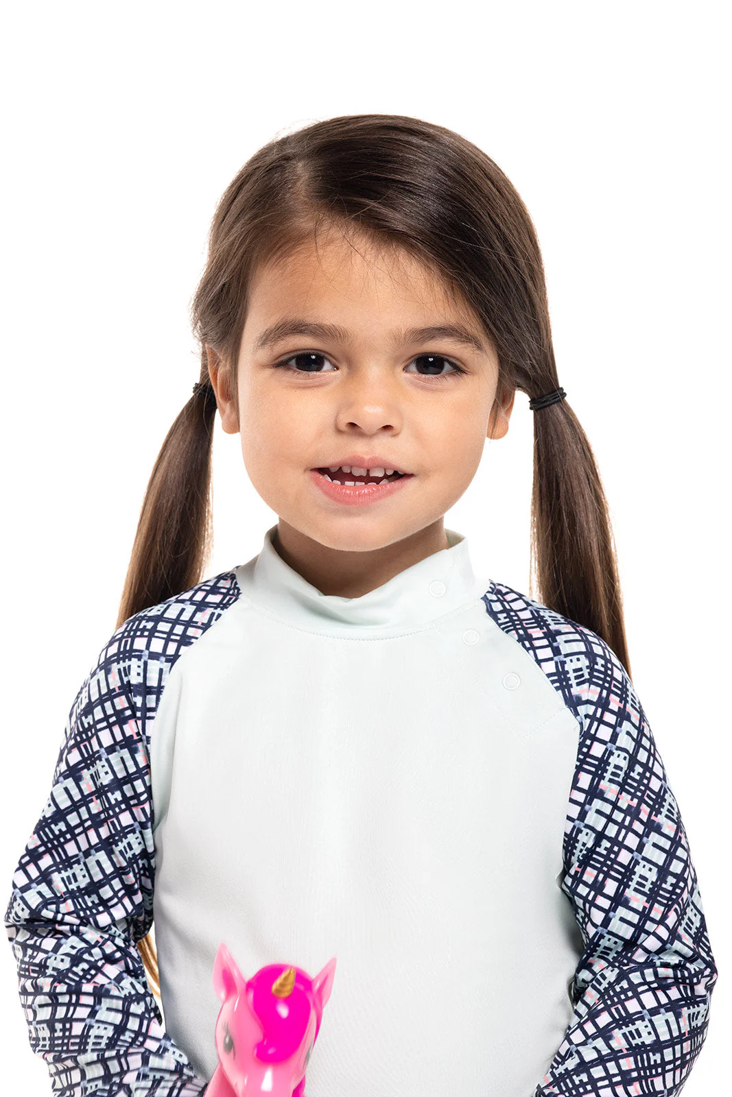 Baby Guppy Ruffle Rash Guard Set | Navy Gulf Stream Stripe - Image 5