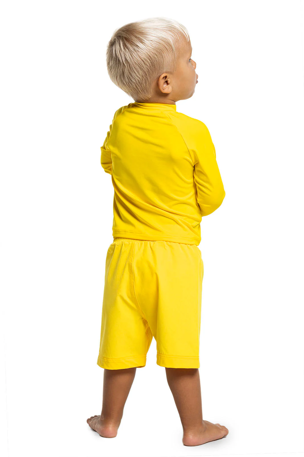 Baby Island Rash Guard Set | Bold Yellow - Image 3