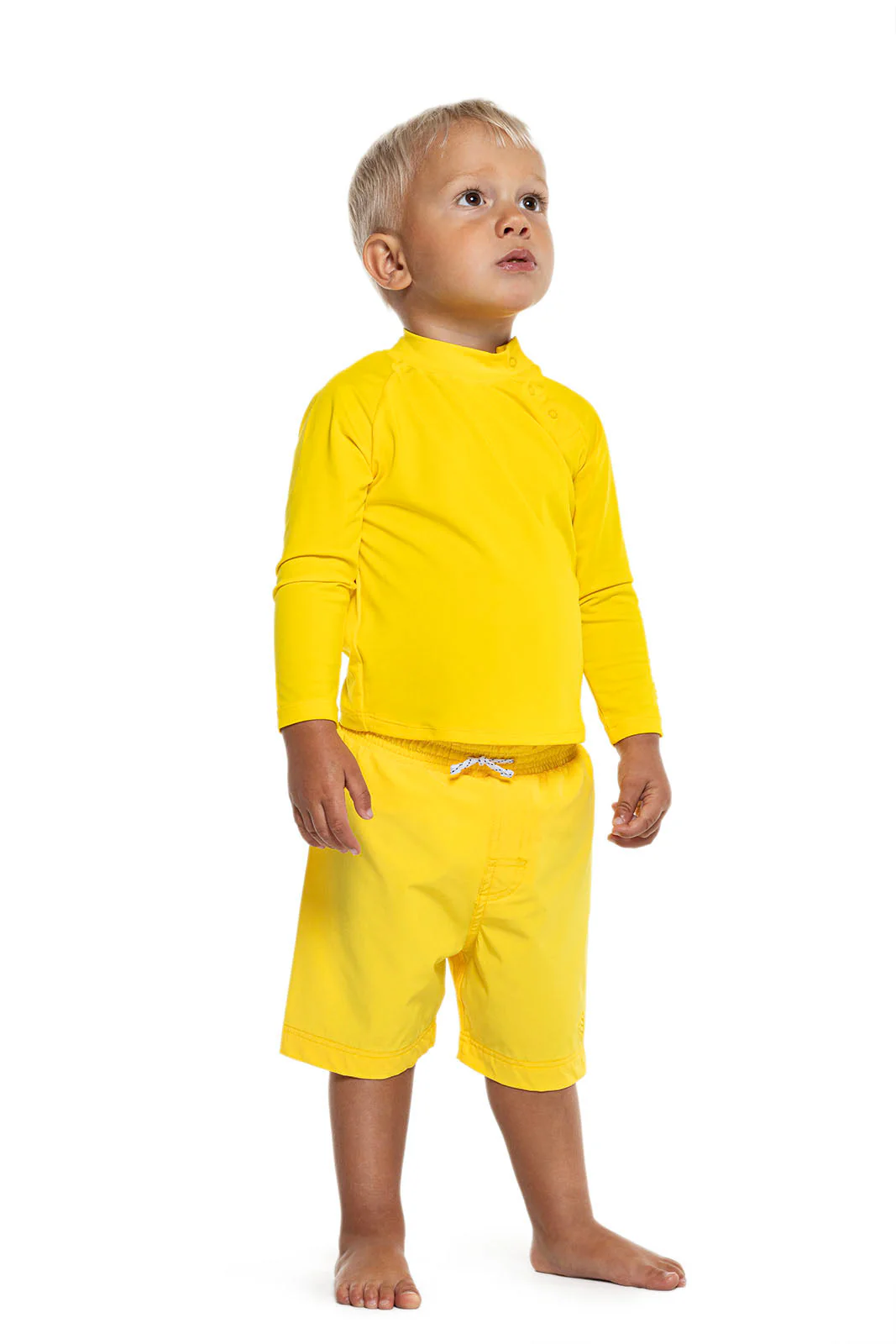 Baby Island Rash Guard Set | Bold Yellow - Image 5