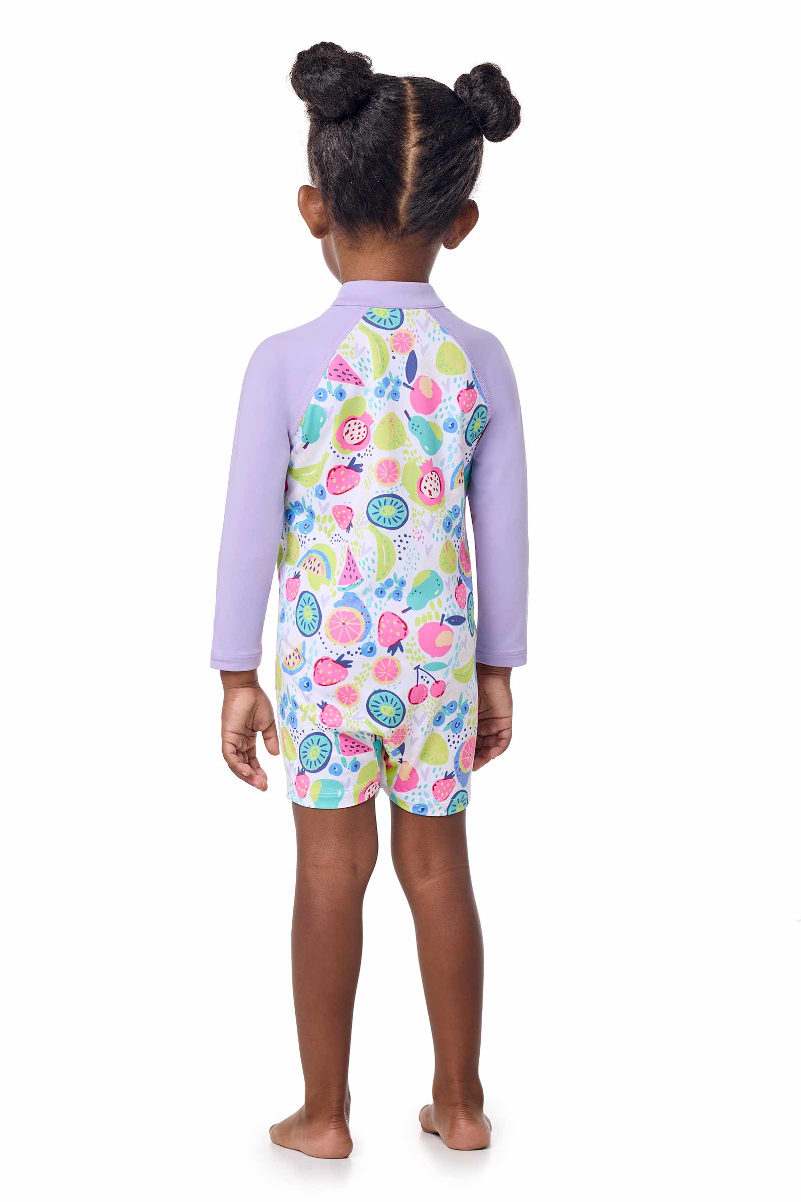 Baby Kohala Neck-To-Knee Swimsuit | Lavendula Colorblock - Image 3