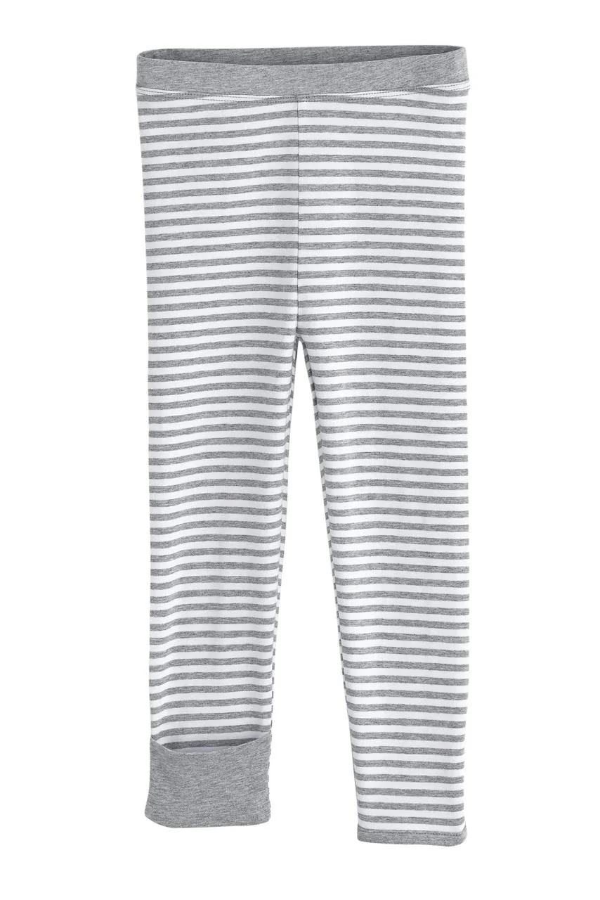 Baby LumaLeo Leggings | Grey/White - Image 2