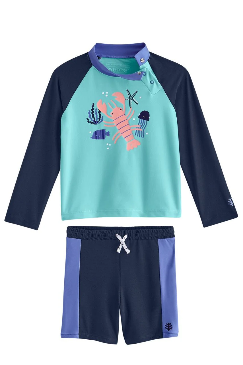 Baby Wave Rash Guard Set | Regular Parent - Image 2