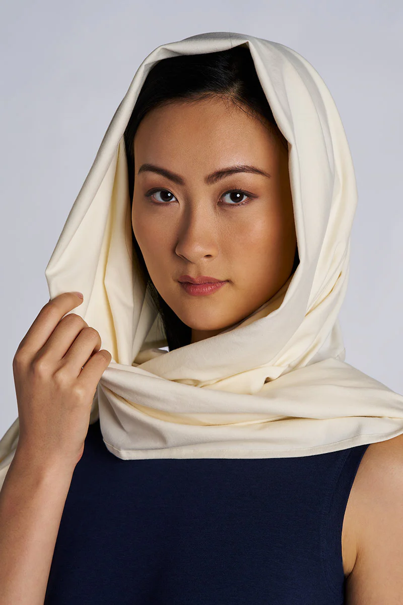 Women's Sanibel Everyday Beach Shawl | Vanilla - Image 2