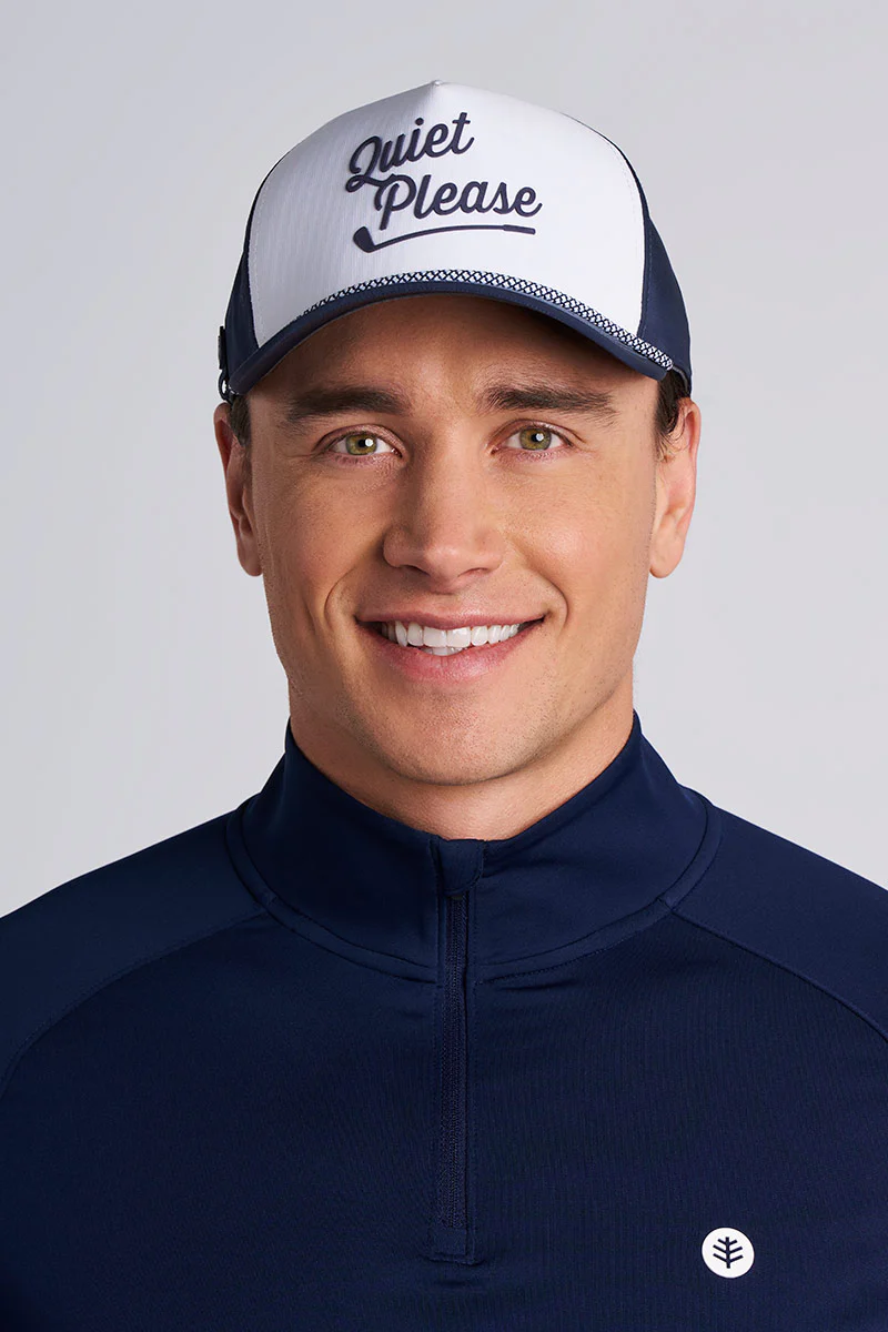 Birdie Breeze Golf Cap | Navy/White - Image 3