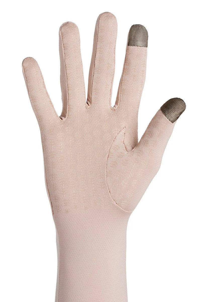 Bona Mid-Length Gloves with Touchscreen Tips | Beige - Image 6