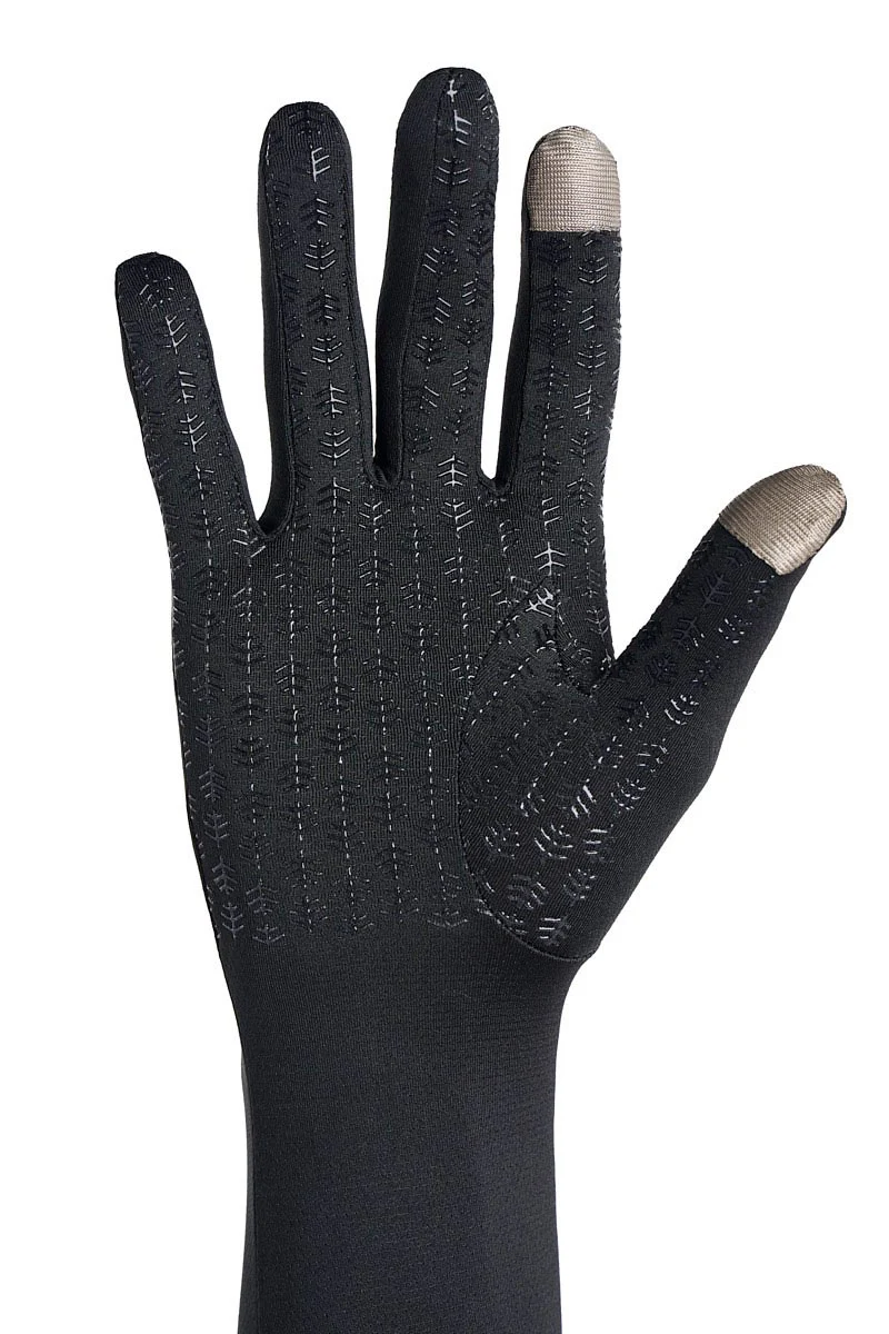 Bona Mid-Length Gloves with Touchscreen Tips | Black - Image 5
