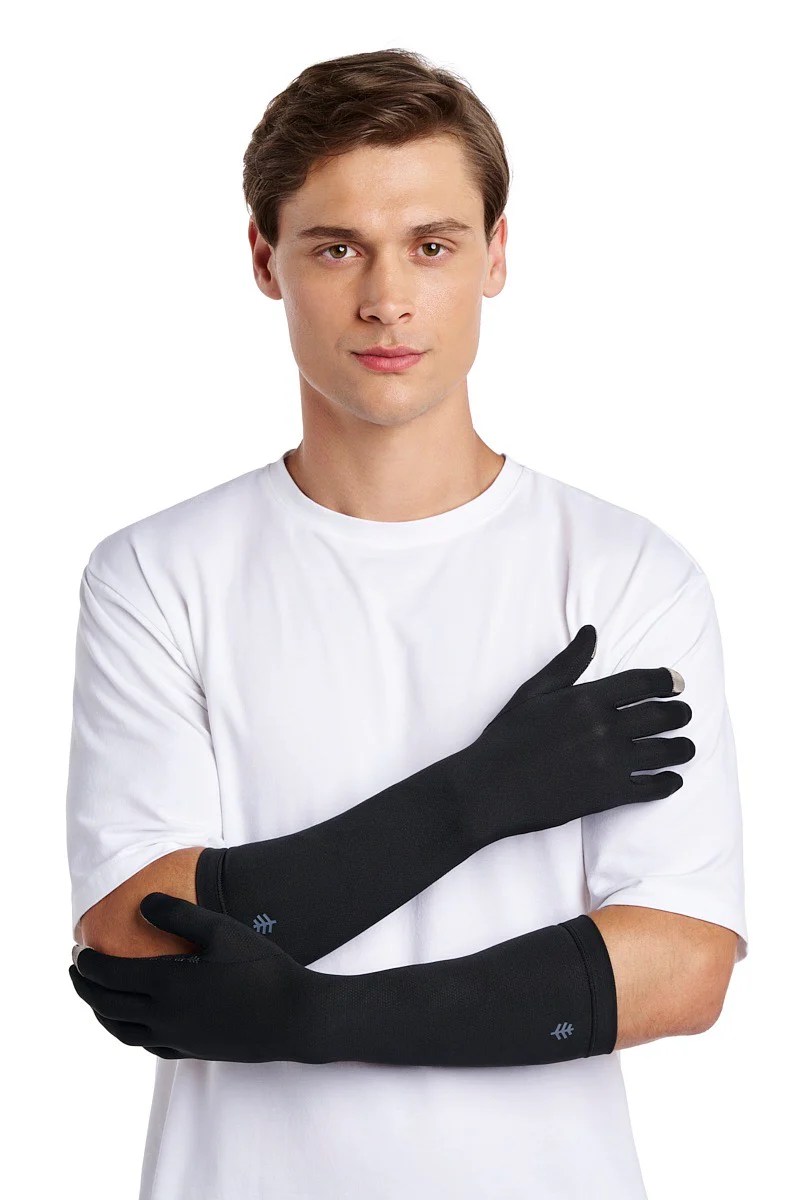 Bona Mid-Length Gloves with Touchscreen Tips | Black - Image 4