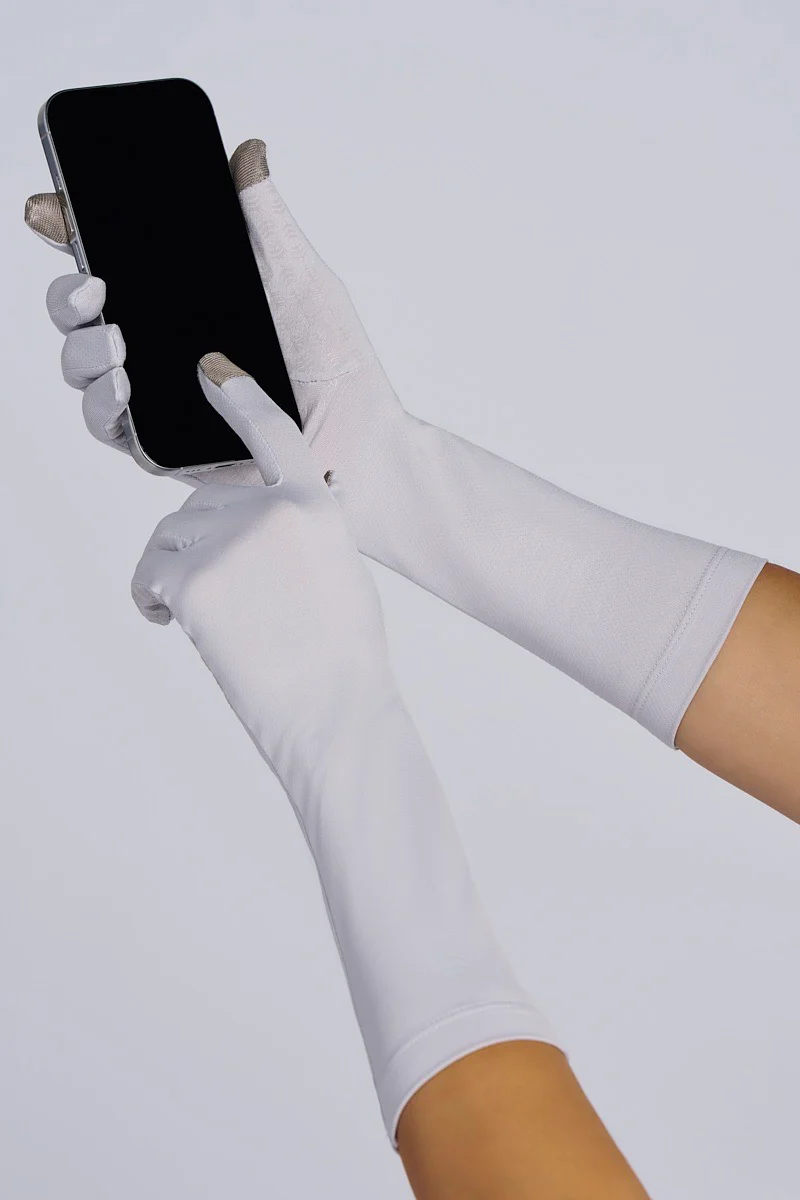 Bona Mid-Length Gloves with Touchscreen Tips | Sleek Grey - Image 3