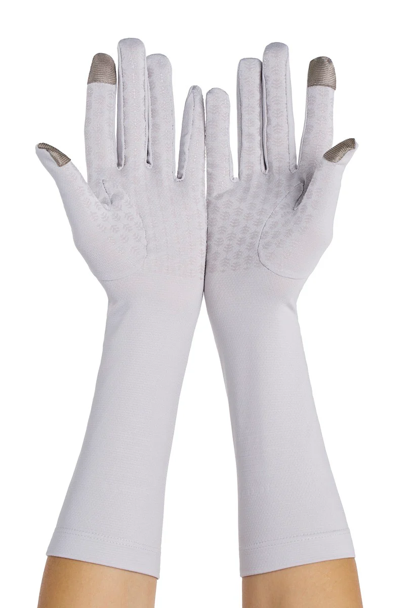 Bona Mid-Length Gloves with Touchscreen Tips | Sleek Grey - Image 5