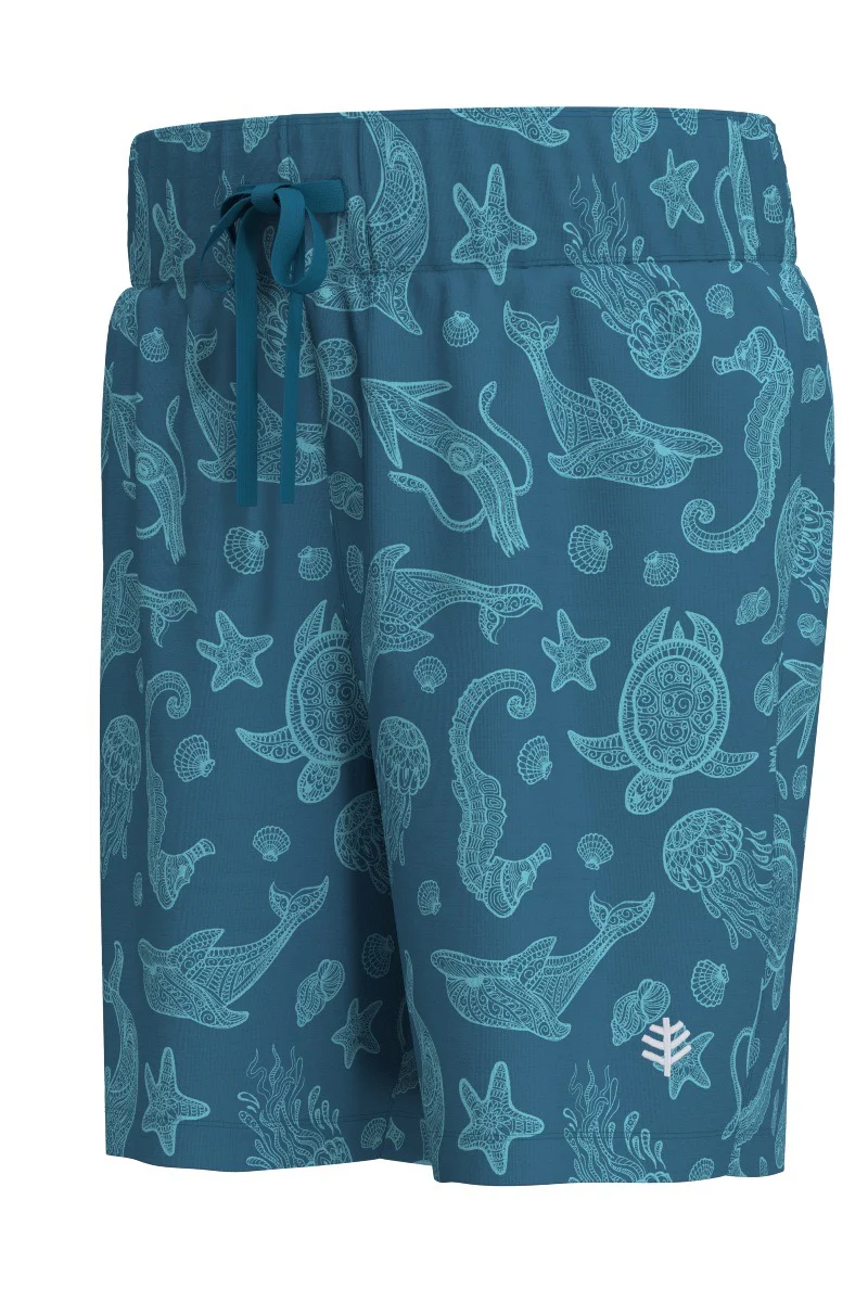 Boy's Island Swim Trunks | Bluejay Ocean Animals - Image 2