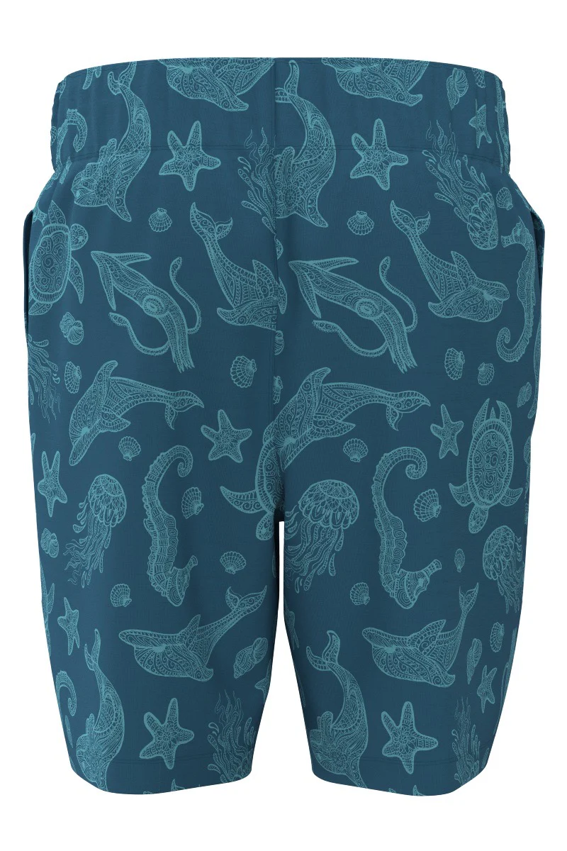 Boy's Island Swim Trunks | Bluejay Ocean Animals - Image 3