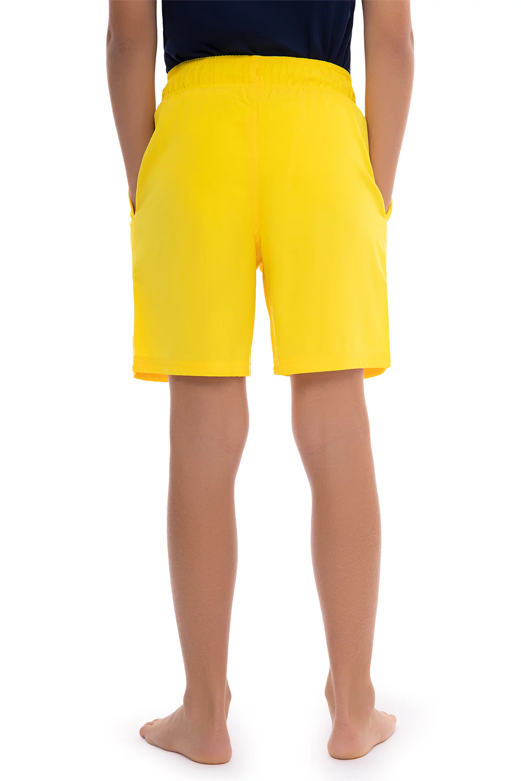 Boy's Island Swim Trunks | Bold Yellow - Image 2