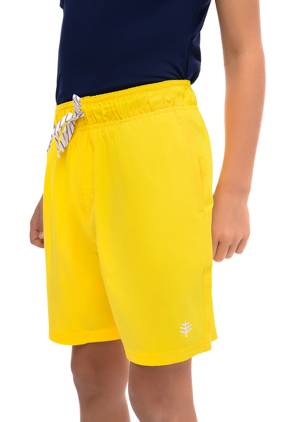 Boy's Island Swim Trunks | Bold Yellow - Image 4