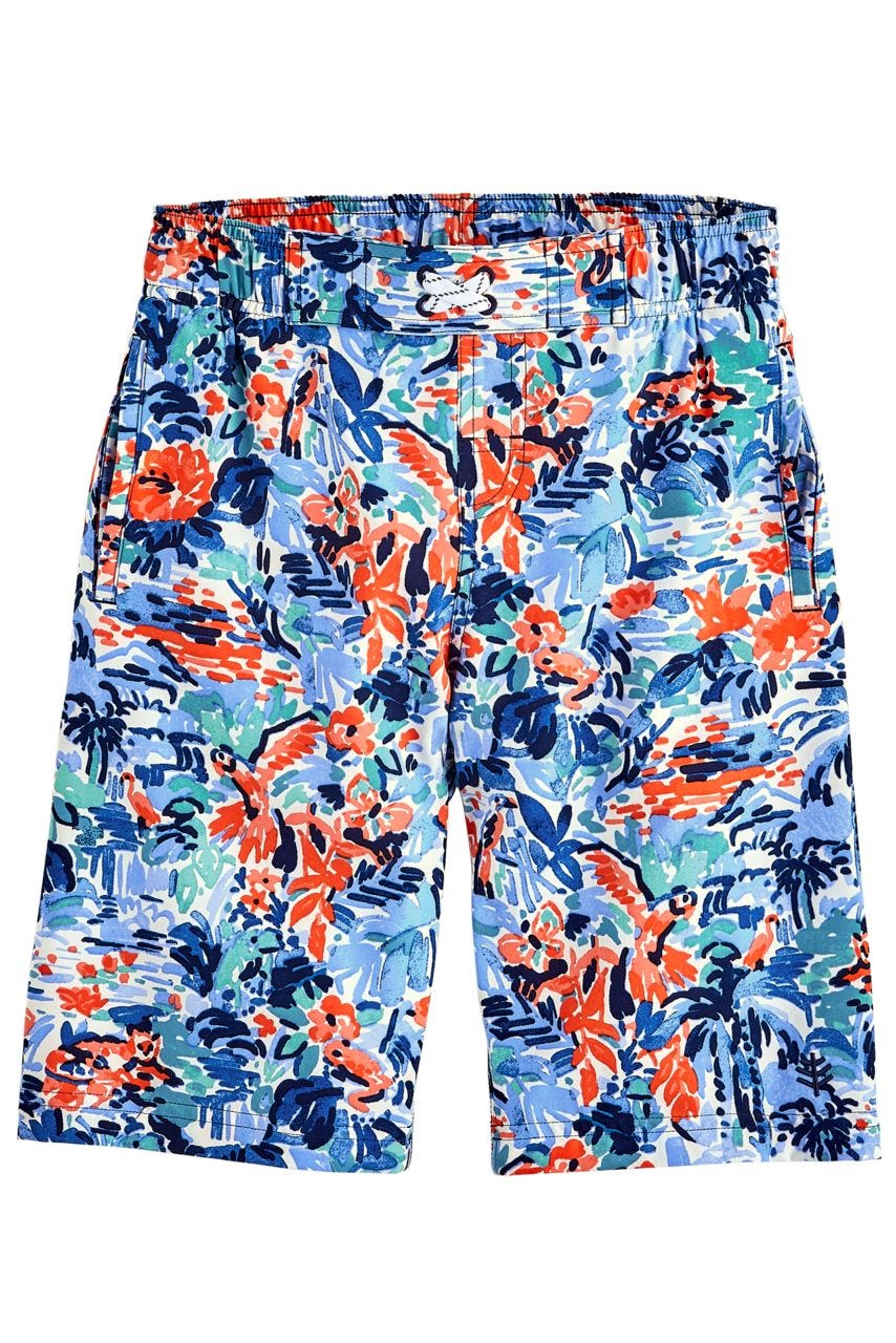 Boy's Island Swim Trunks | Regular Parent - Image 10