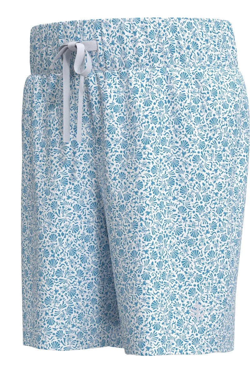 Boy's Island Swim Trunks | Malibu Blue Shell - Image 2