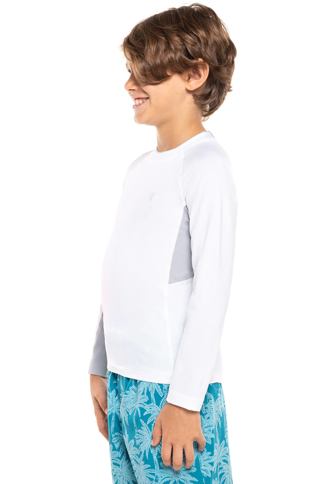 Boy's Ultimate Rash Guard | White - Image 3