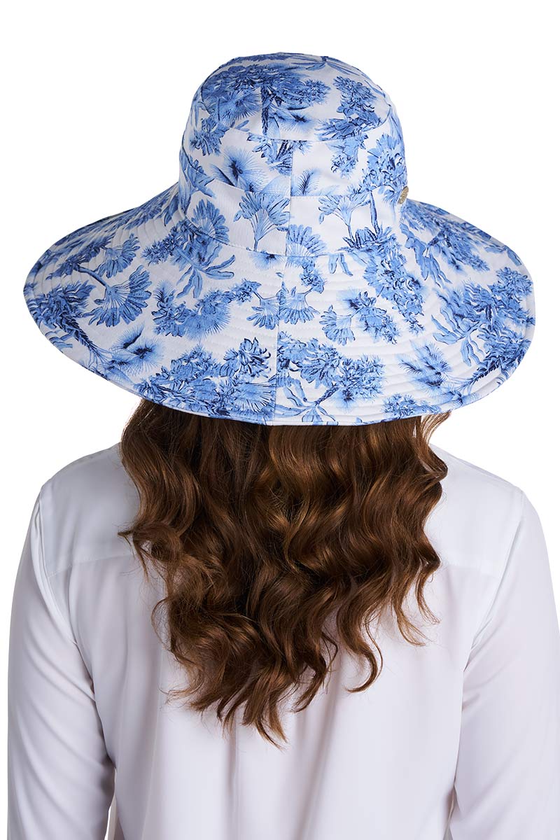 Women's Brittany Beach Hat | Periwinkle Isla Bonita - Image 3