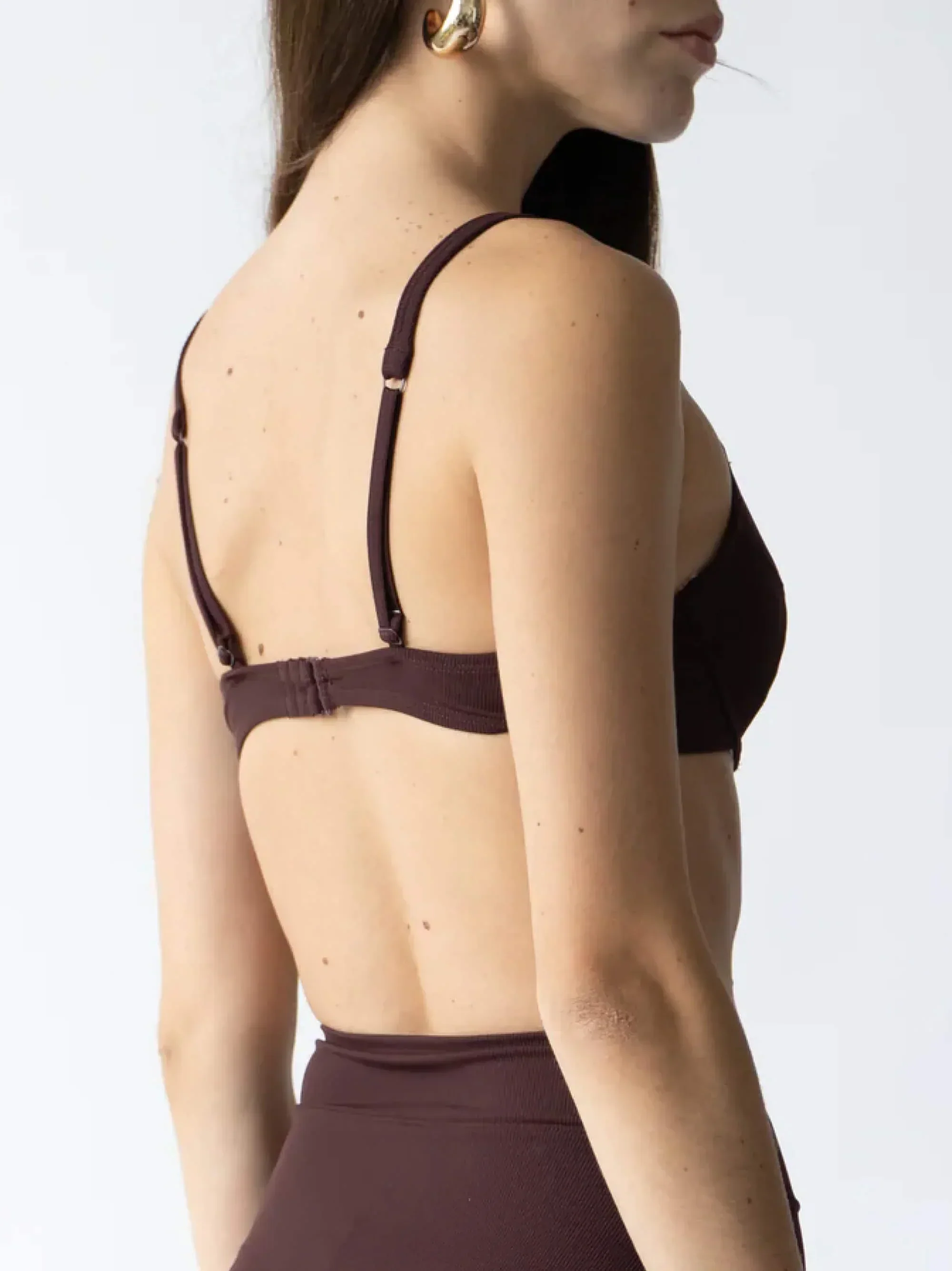 Underwire Swim Bra | Espresso - Image 2