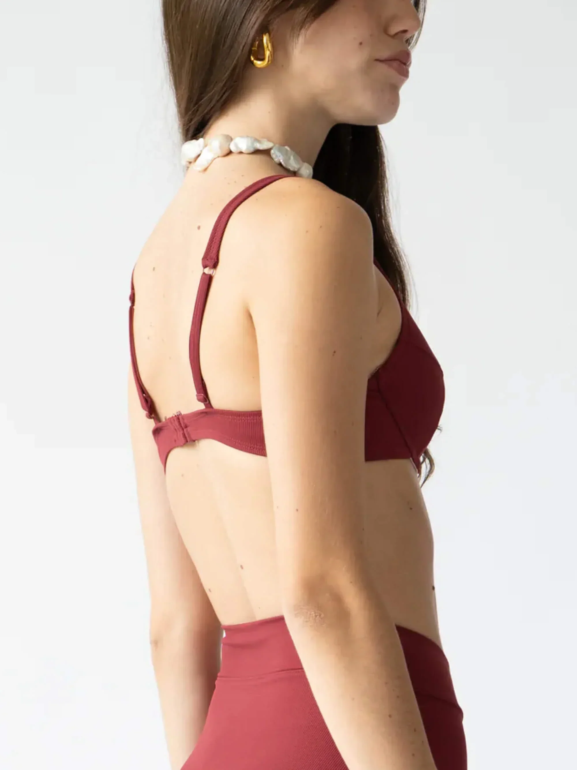 Underwire Swim Bra | Mulberry - Image 2