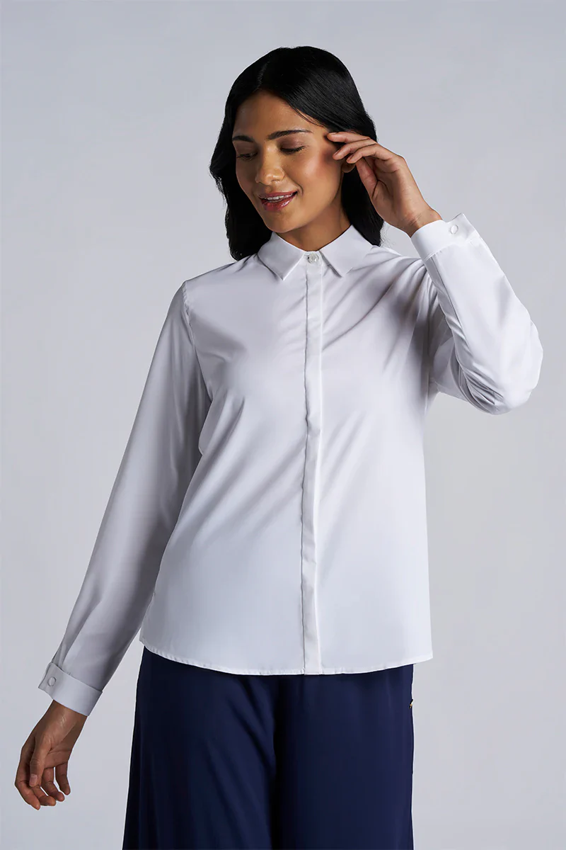 Chrysi Button Down Shirt | White - Image 2