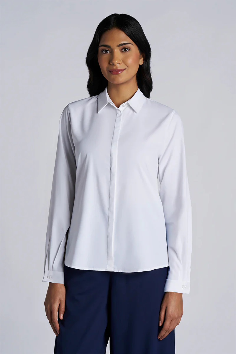 Chrysi Button Down Shirt | White - Image 4