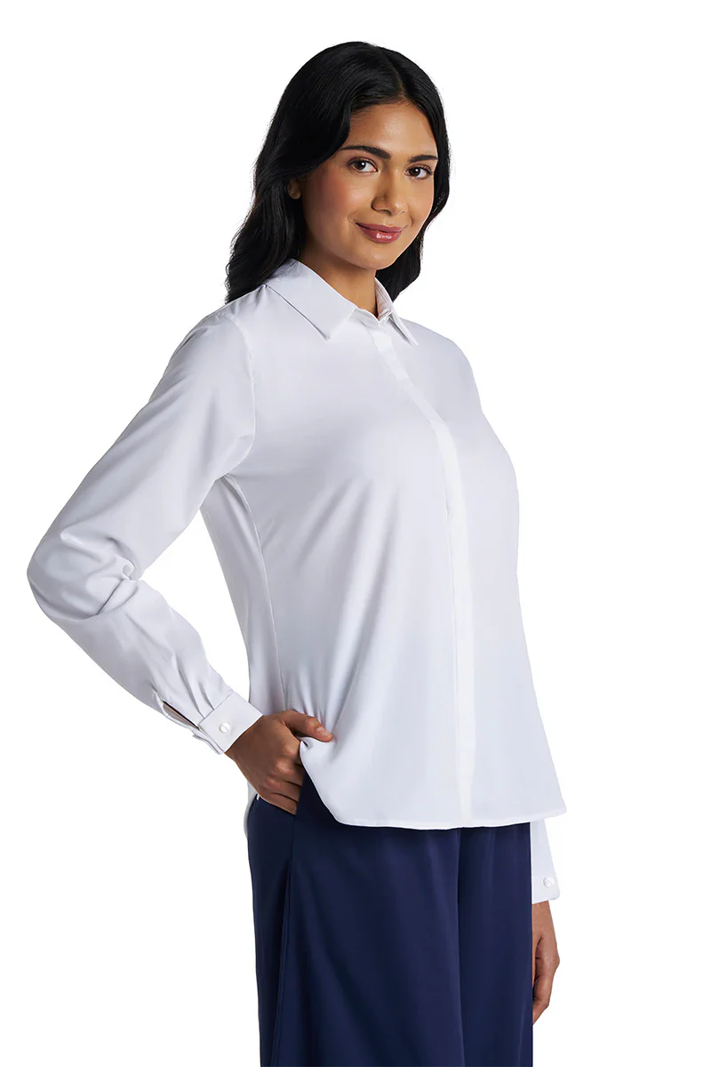 Chrysi Button Down Shirt | White - Image 6