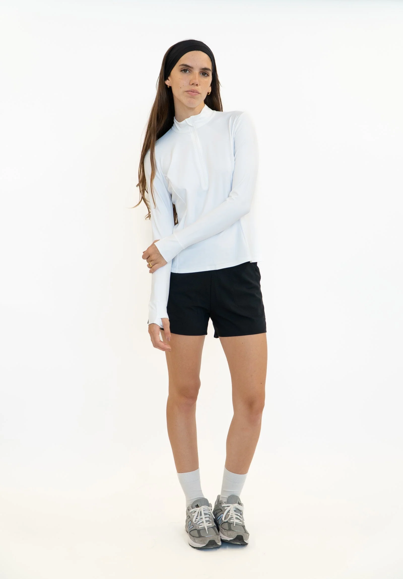 Cicely - Quarter Zip Mock Neck Rash Guard | Clearance Parent - Image 2