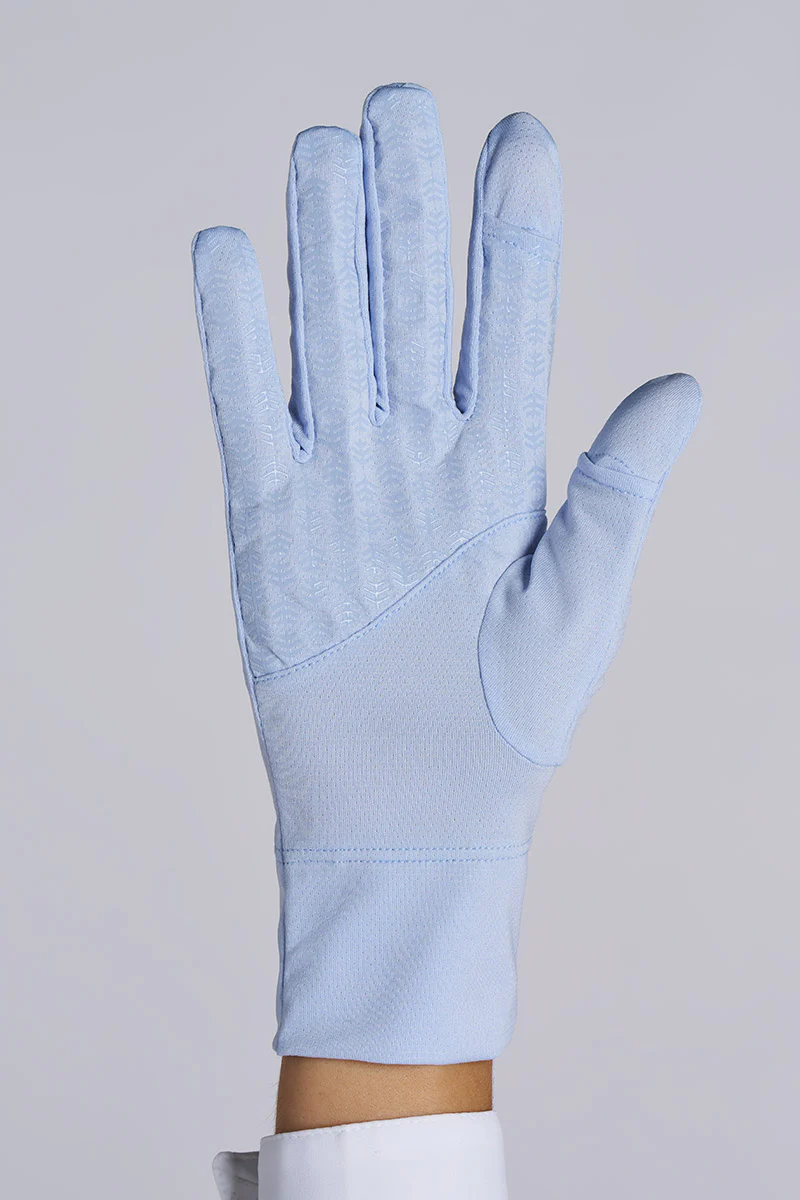 Unisex Fuji Convertible Fingertip Sun Gloves | Periwinkle - Image 3