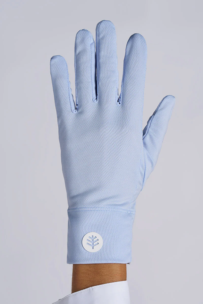 Unisex Fuji Convertible Fingertip Sun Gloves | Periwinkle - Image 4