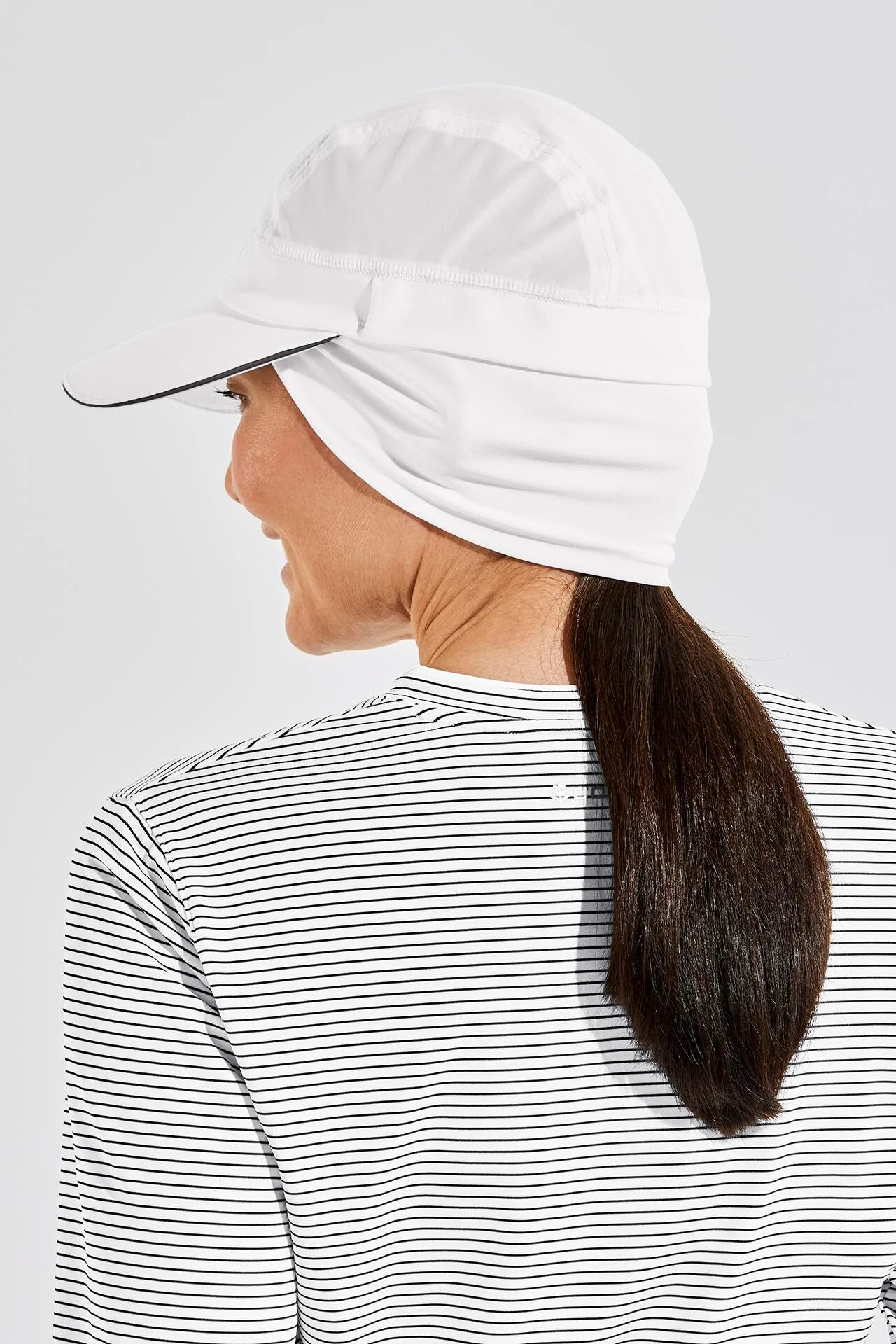 Emmet Fitness Cap with Ear Coverage | White - Image 4