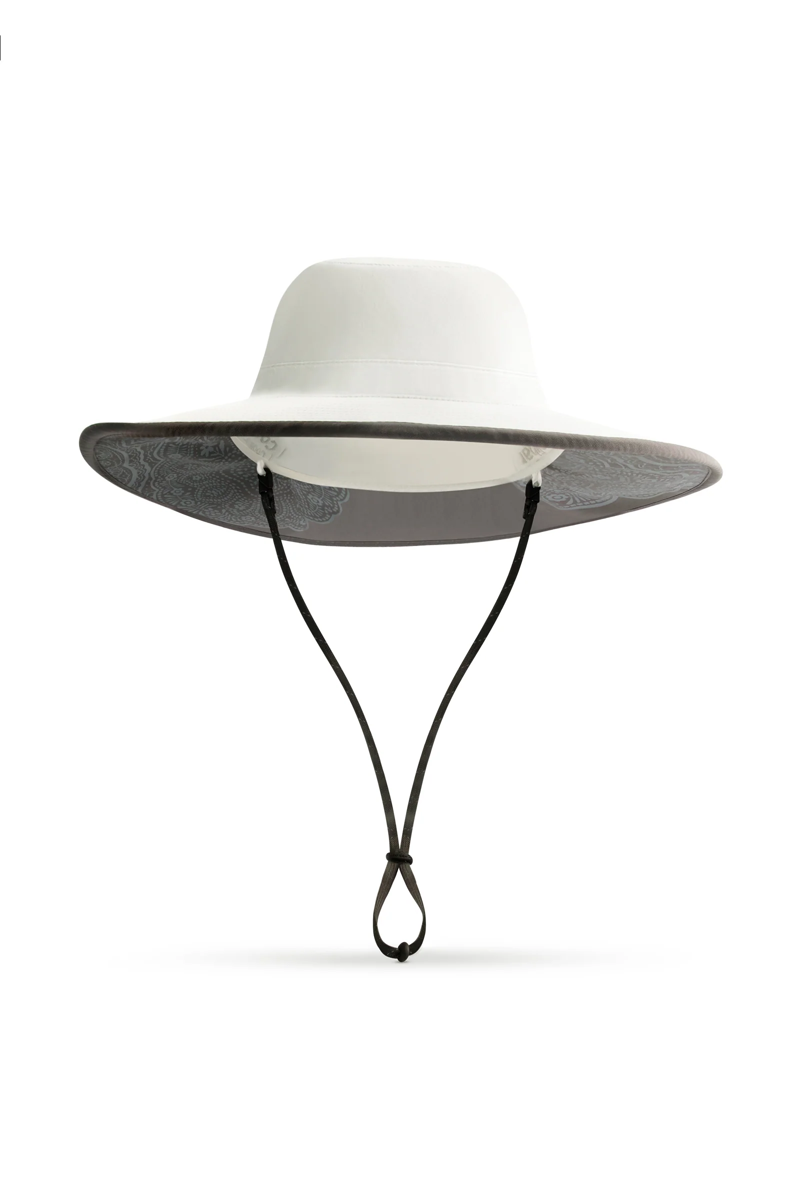 Etta Sun Catcher Hat | White/Carbon Travel Medallion - Image 2