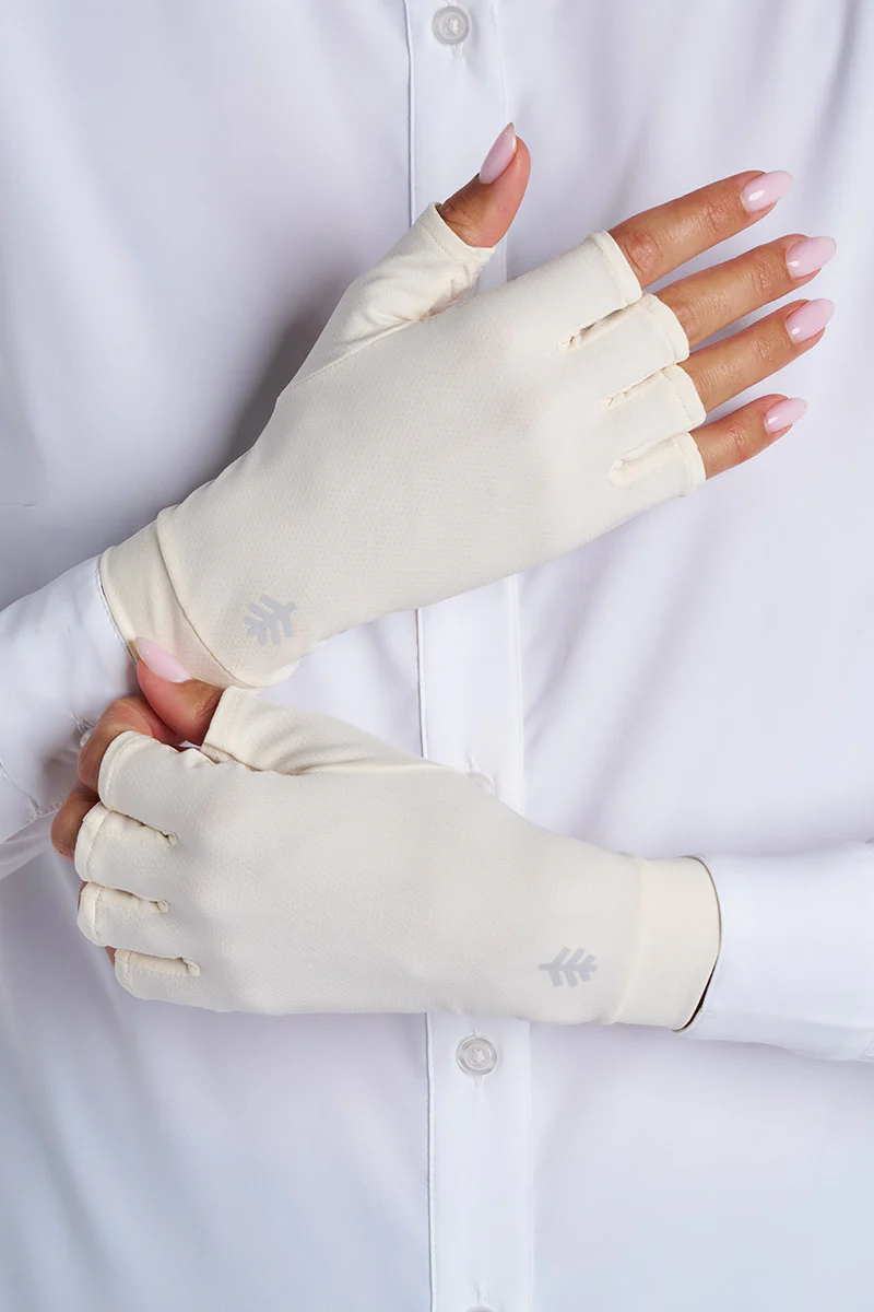 Ouray Fingerless Gloves | Vanilla - Image 4