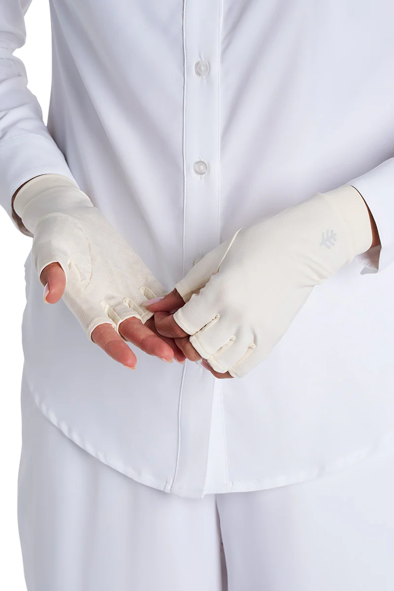 Ouray Fingerless Gloves | Vanilla - Image 5