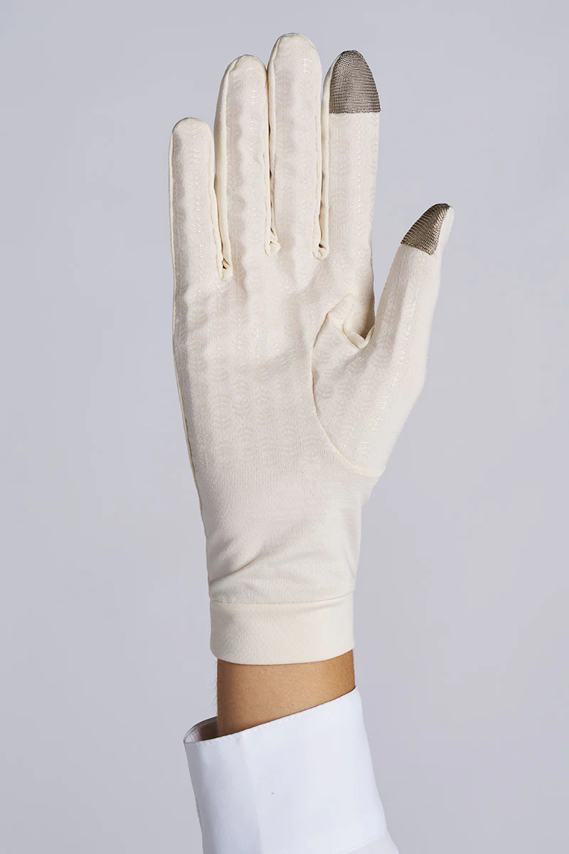 Unisex Gannett Full Finger Gloves | Vanilla - Image 3