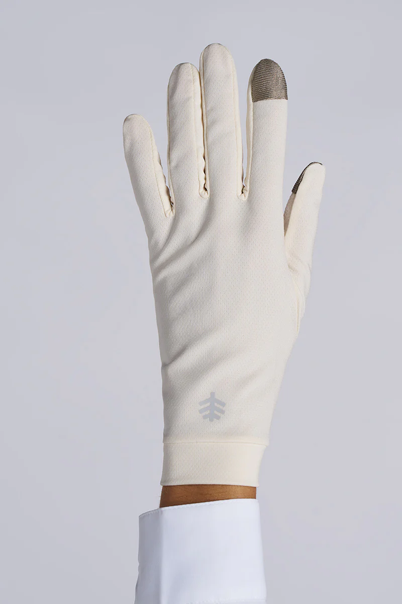 Unisex Gannett Full Finger Gloves | Vanilla - Image 4