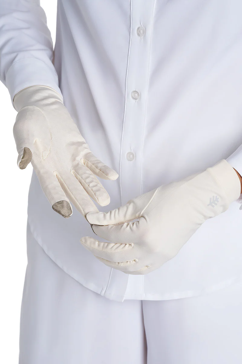 Unisex Gannett Full Finger Gloves | Vanilla - Image 6