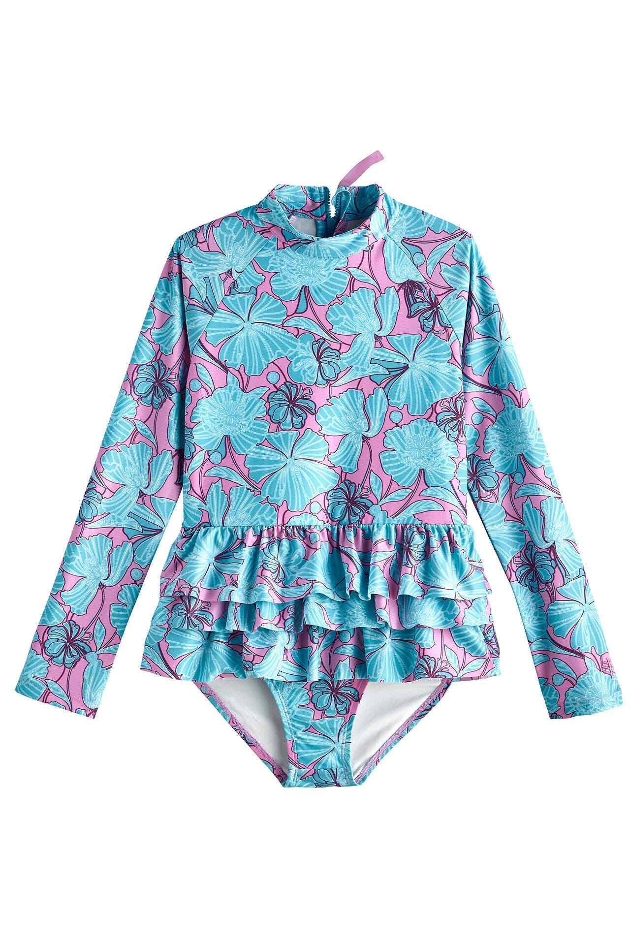 Girls' Long Sleeve Swimsuit | Clearance Parent - Image 4