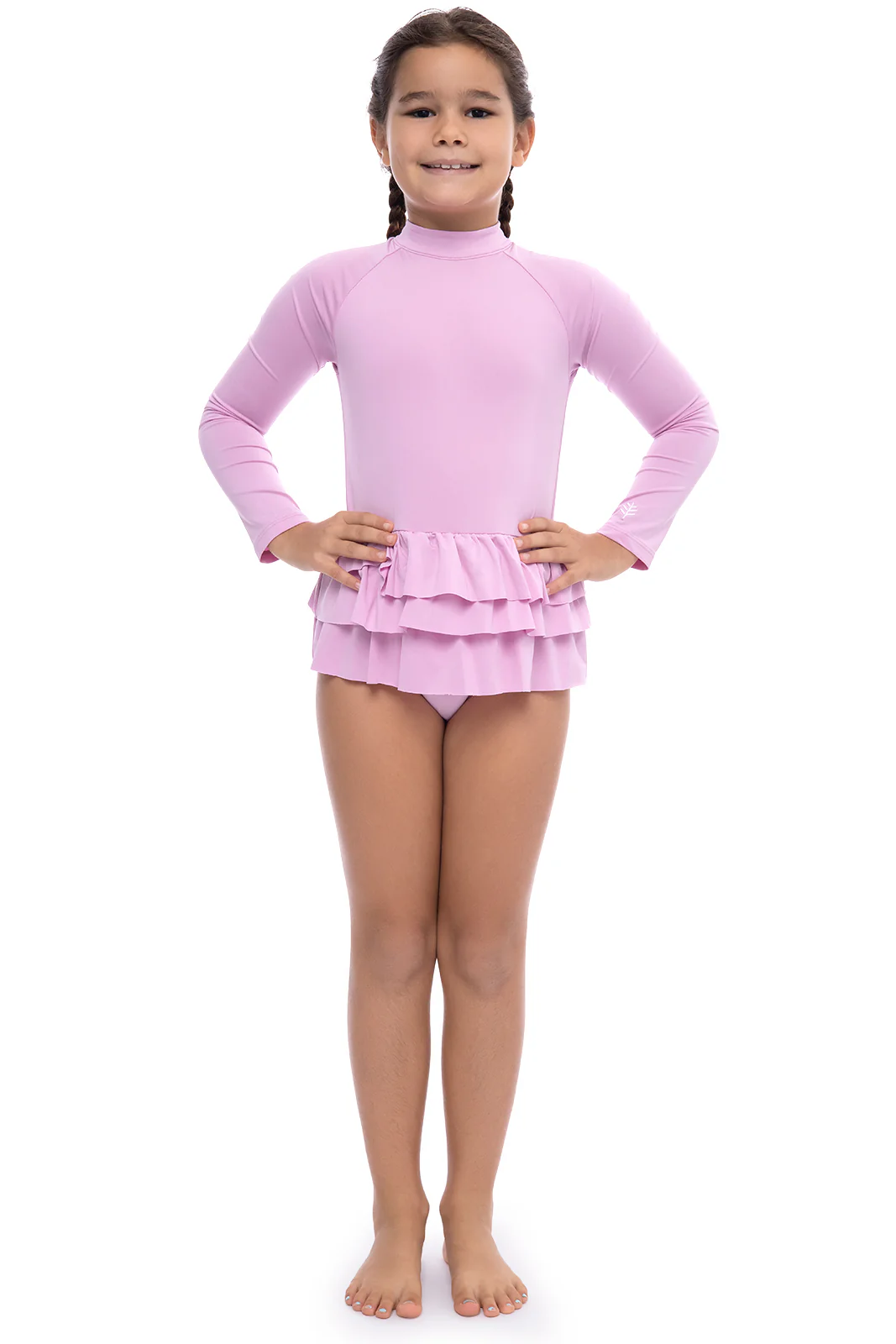 Girls' Long Sleeve Swimsuit | Clearance Parent - Image 5