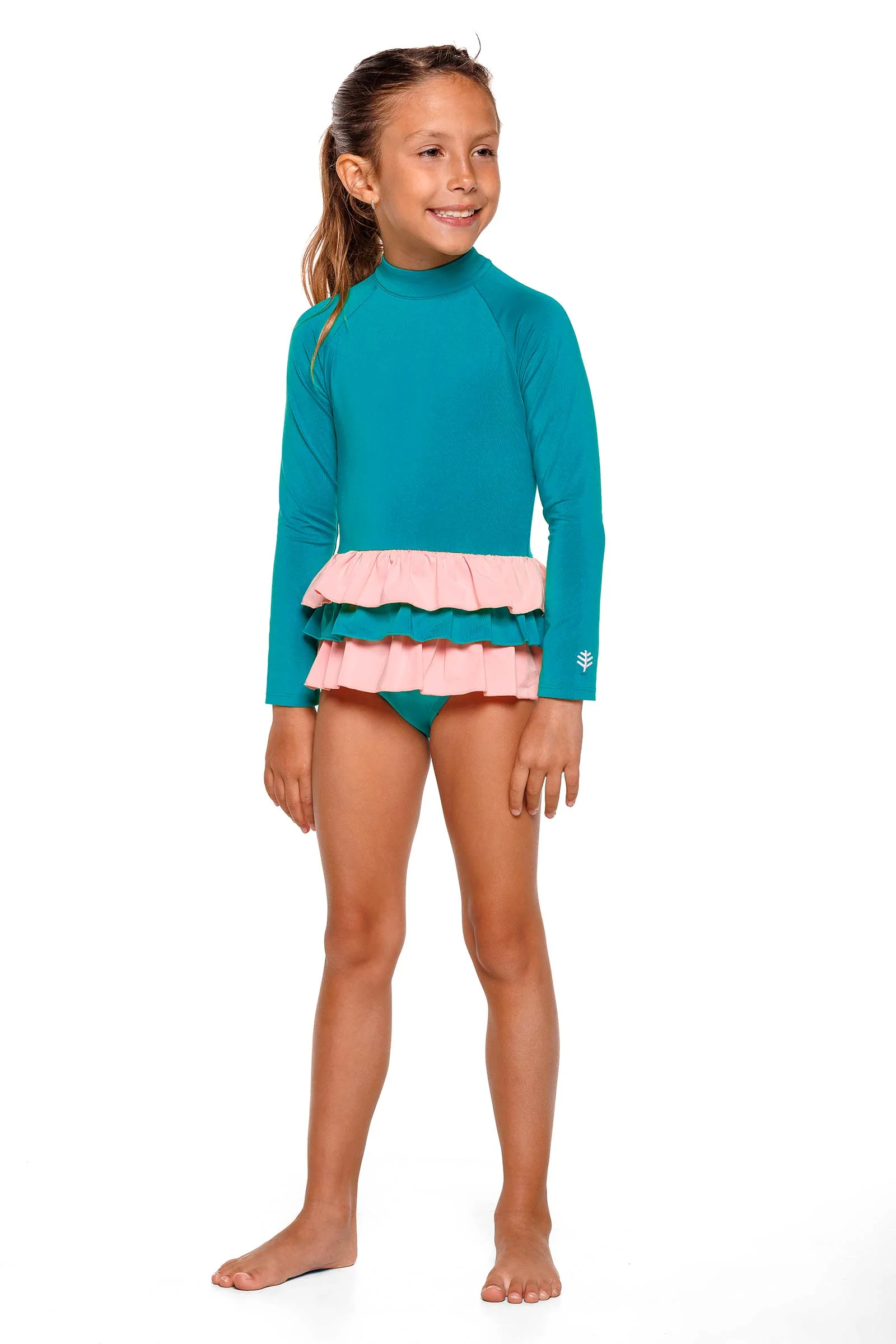Girls' Long Sleeve Swimsuit | Clearance Parent - Image 6