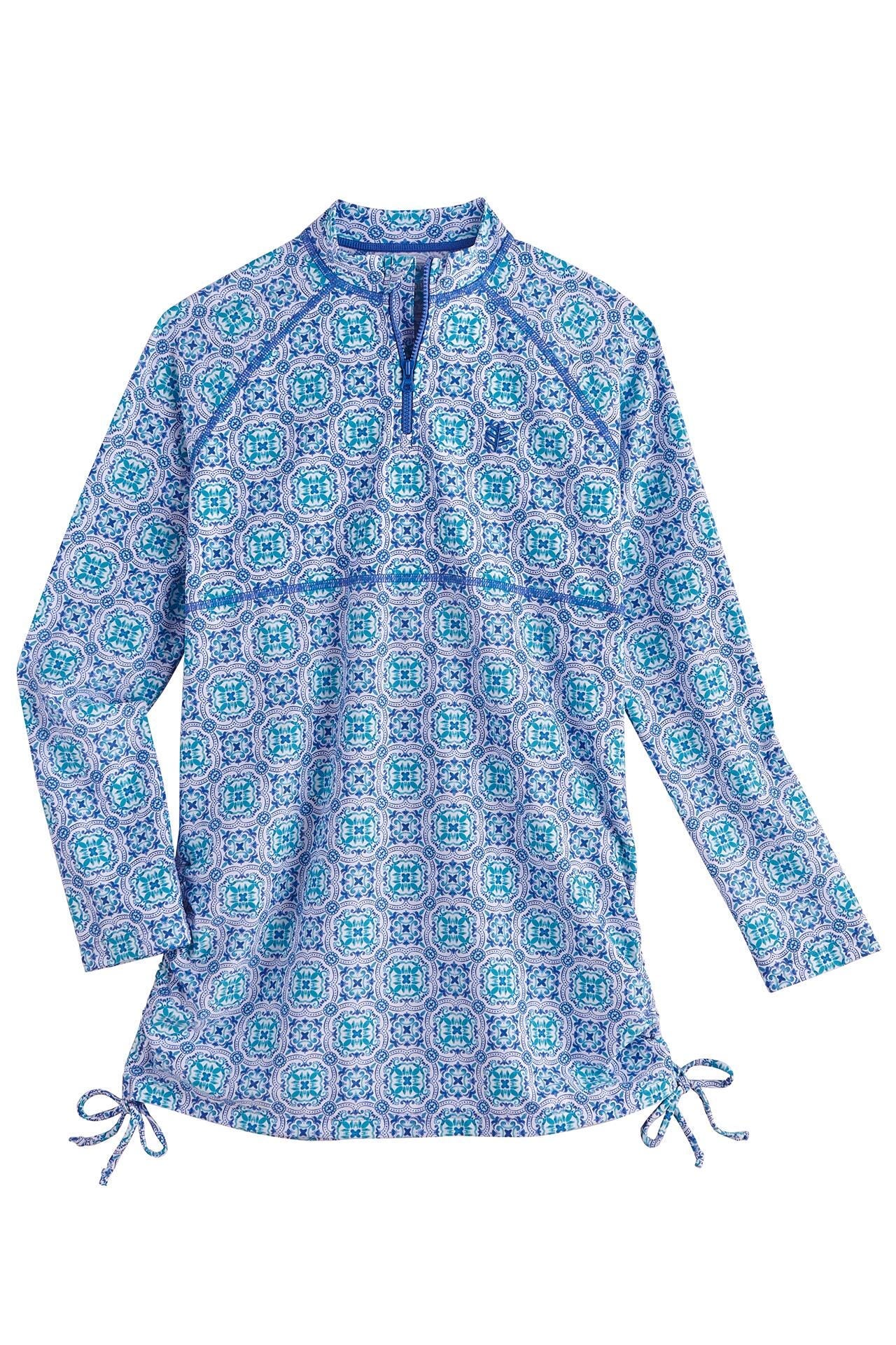 Girl's Lawai Ruche Swim Shirt | Regular Parent - Image 3
