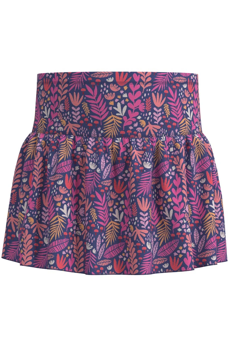 Girl's Wavecatcher Swim Skirt | Future Dusk Blooming Forest - Image 2